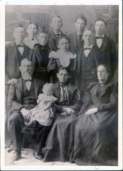 James Oliver Norred and family